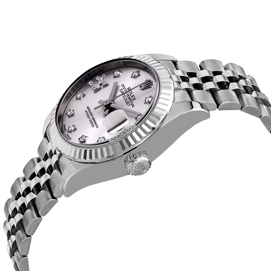 Rolex Lady Datejust Automatic Silver Roman Diamond Dial Ladies Jubilee Watch 279174SRDJ - 2