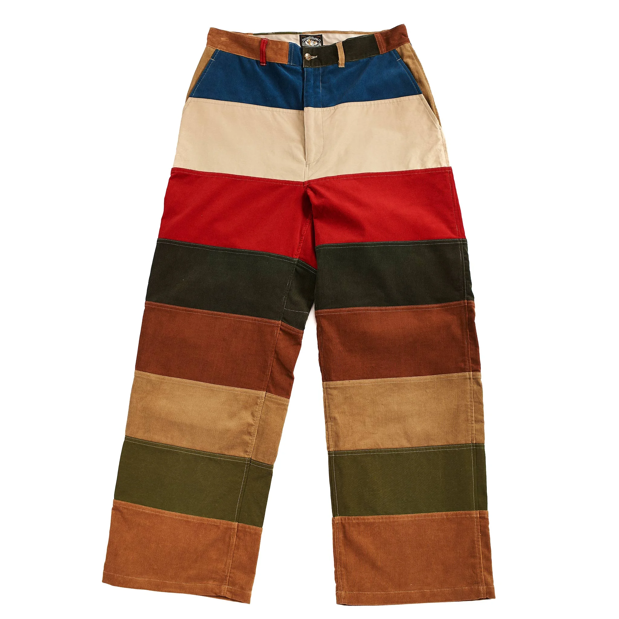 MP21011 Multicolour Corduroy Hunting Trousers Tricolour - 1