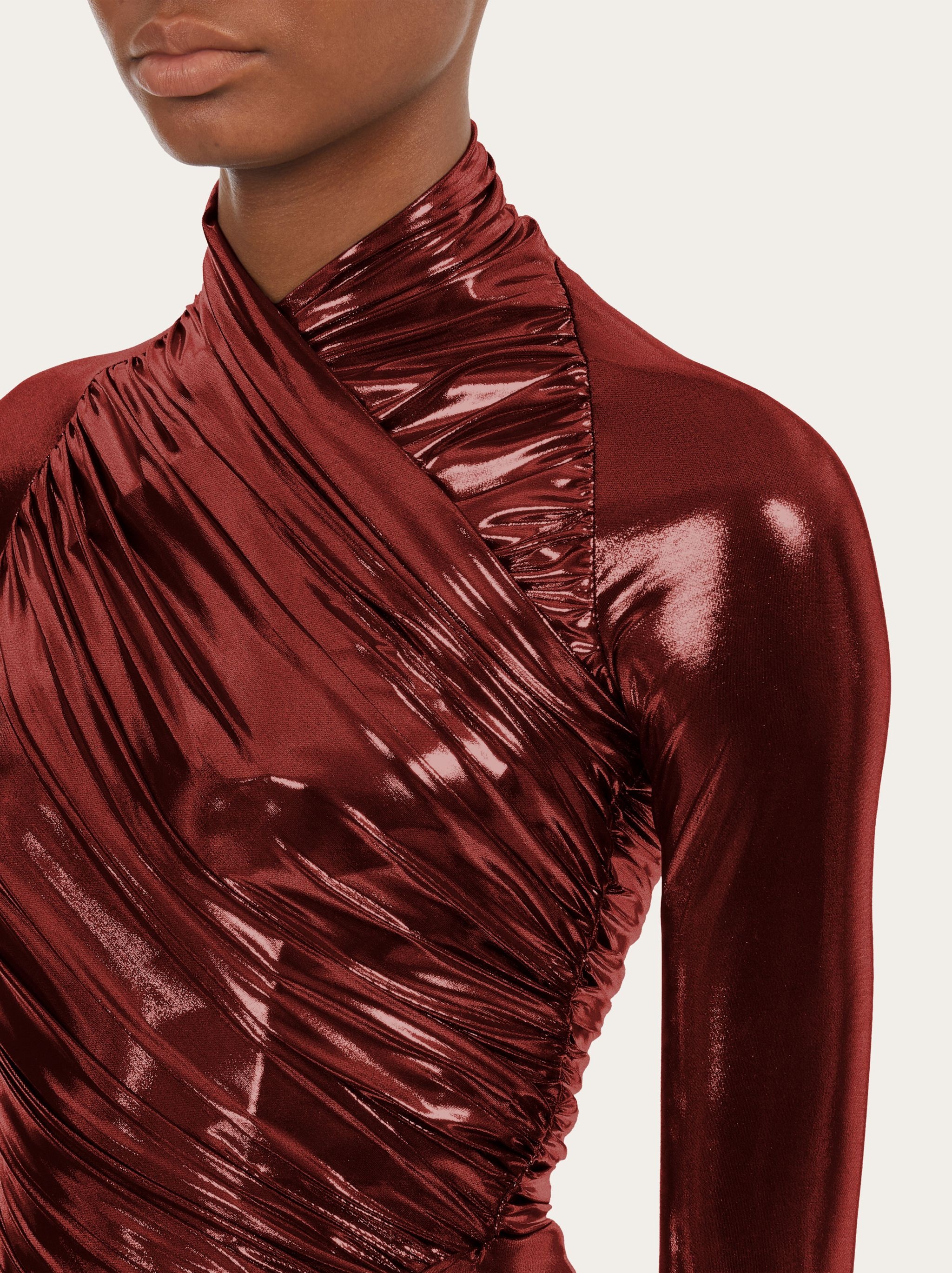 Mini drape dress - 4