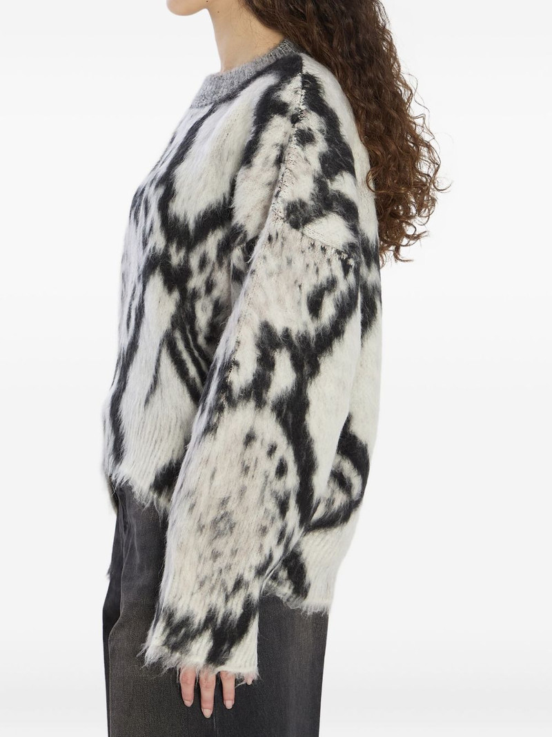 python-print ribbed sweater 3