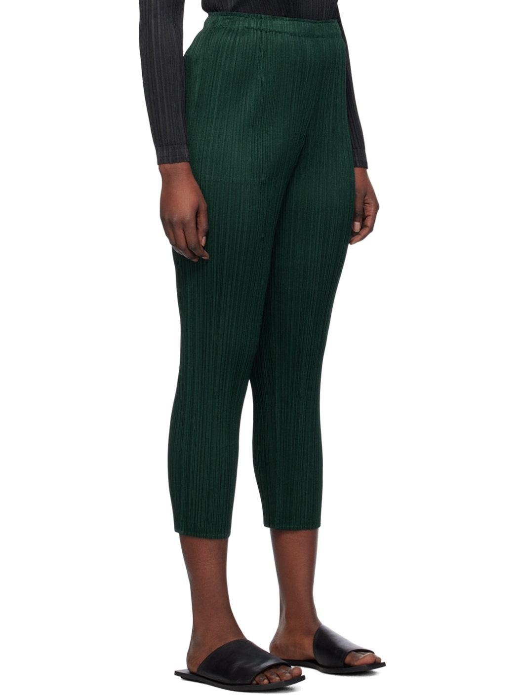 Green Basics Trousers - 2
