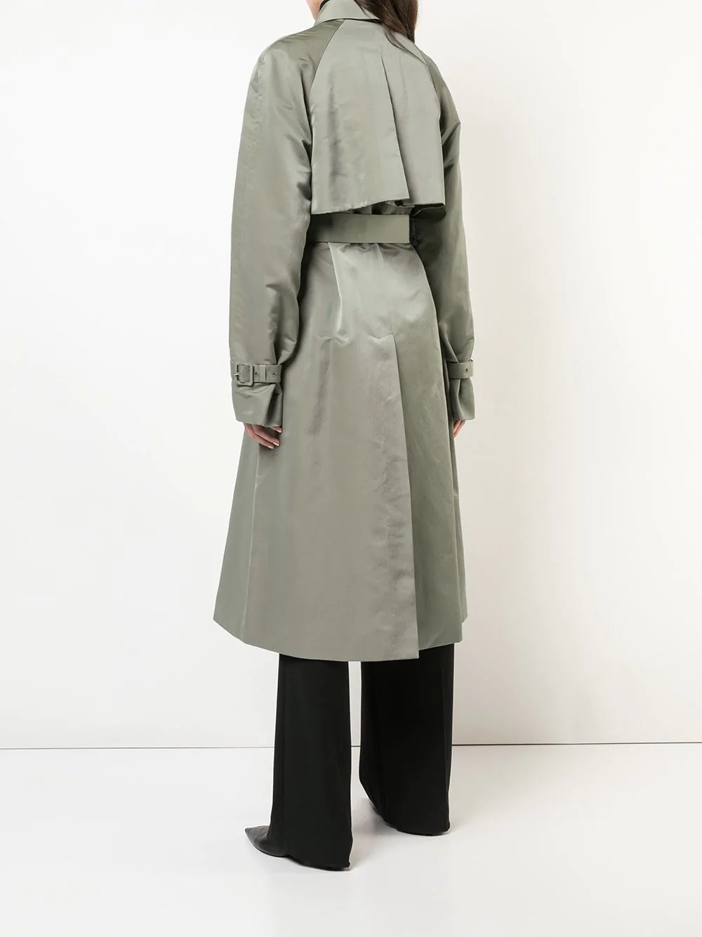 belted trench coat - 4