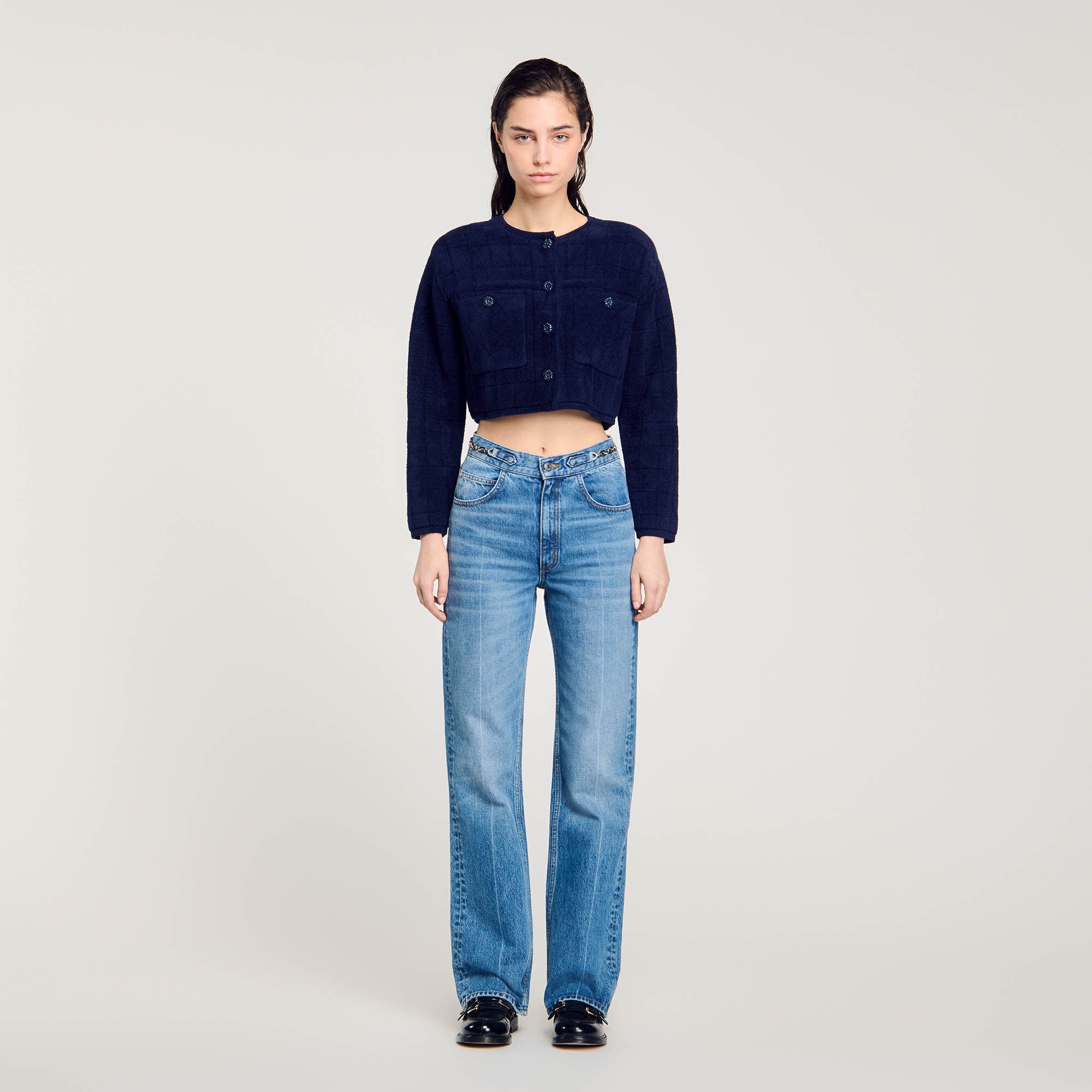 SHORT KNIT JACKET - 3