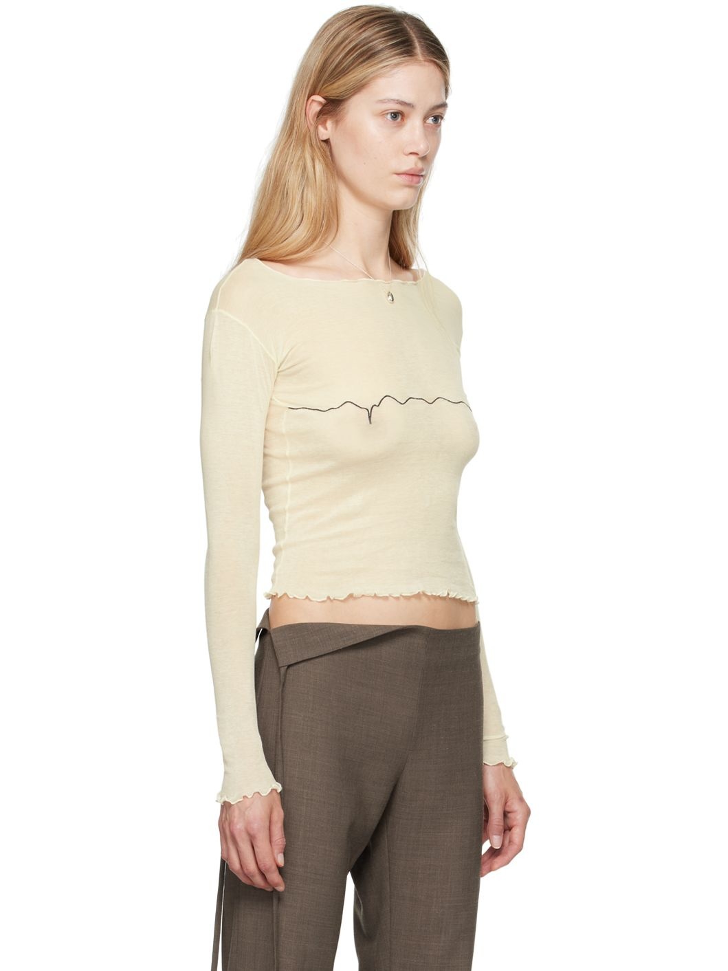 Beige Tabbys Star Long Sleeve T-Shirt - 2