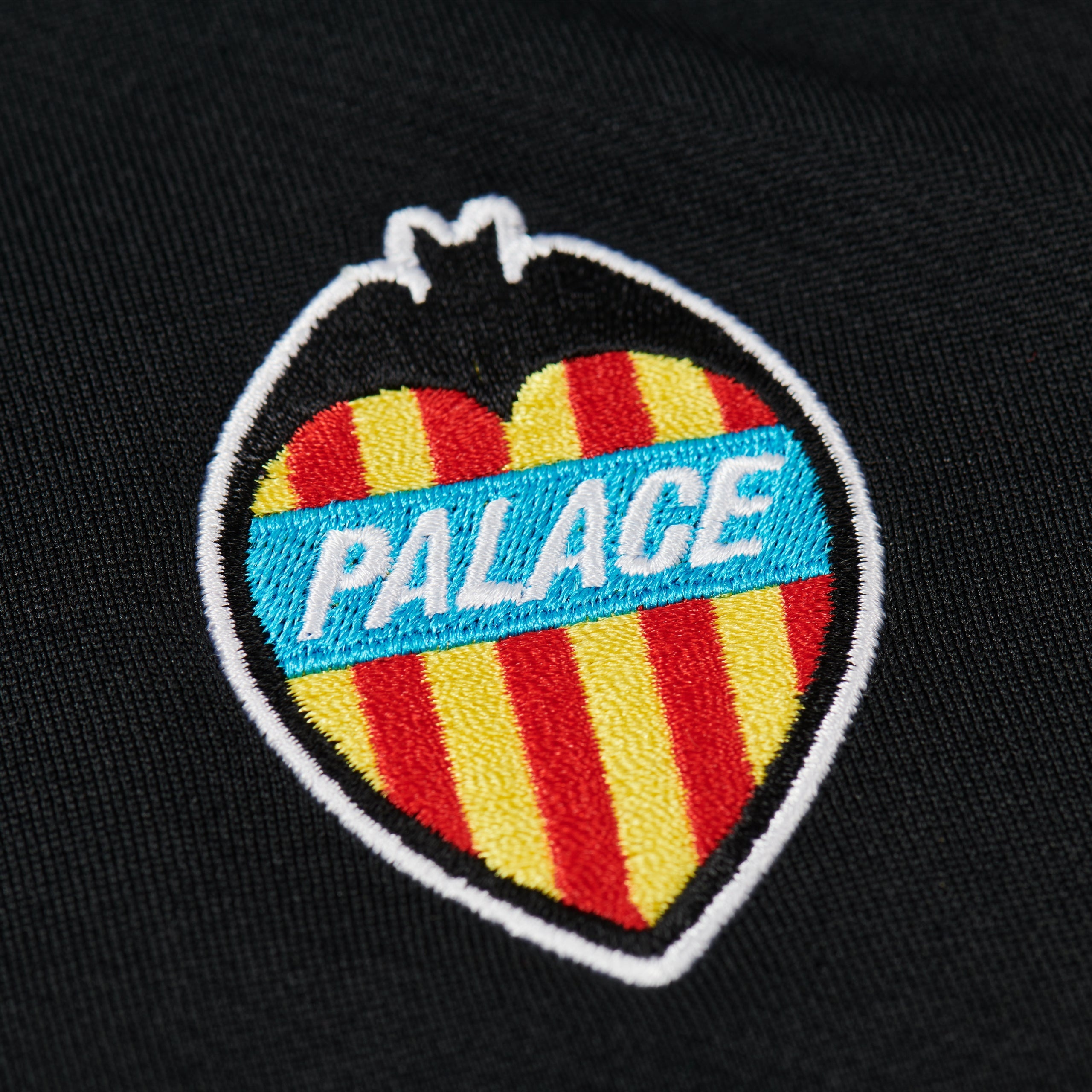 PALACE PALENCIA TRACK JACKET BLACK | REVERSIBLE