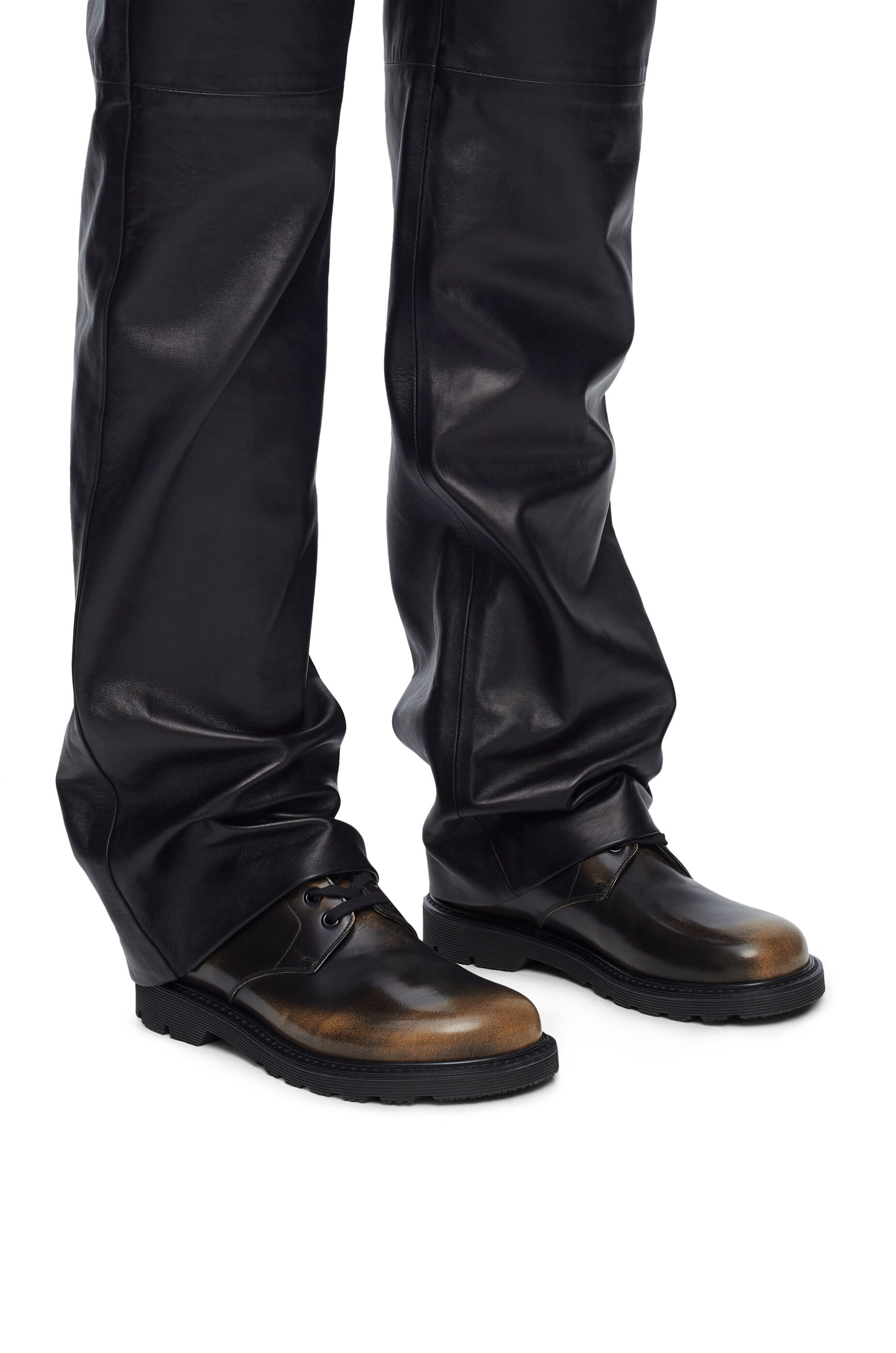 Blaze derby in bicolour brushed-off calfskin - 2