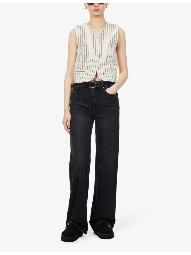 PAIGE "Sasha 32"" Wide-Leg Denim Jeans" outlook