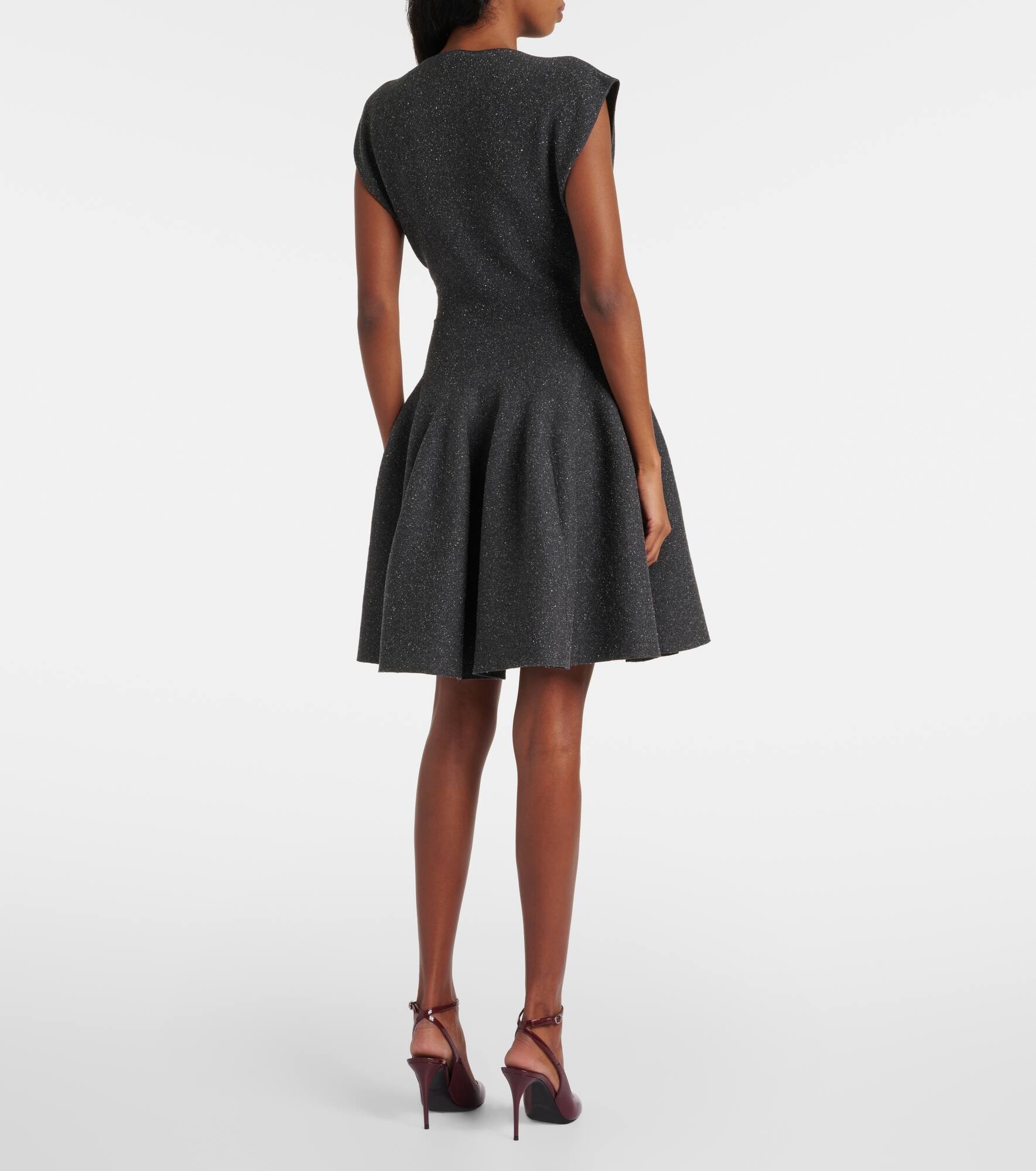 Godet silk-blend minidress - 3
