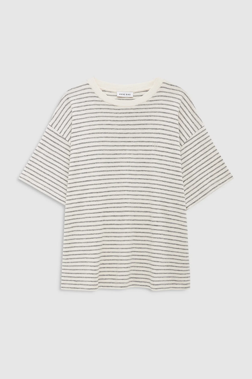 Cade Tee - Black Stripe - 1