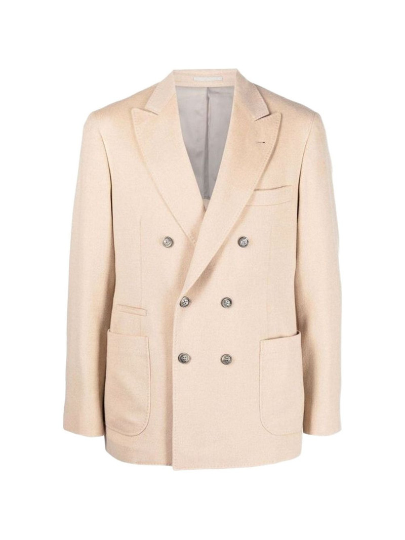 double-breasted peak-lapel jacket 1