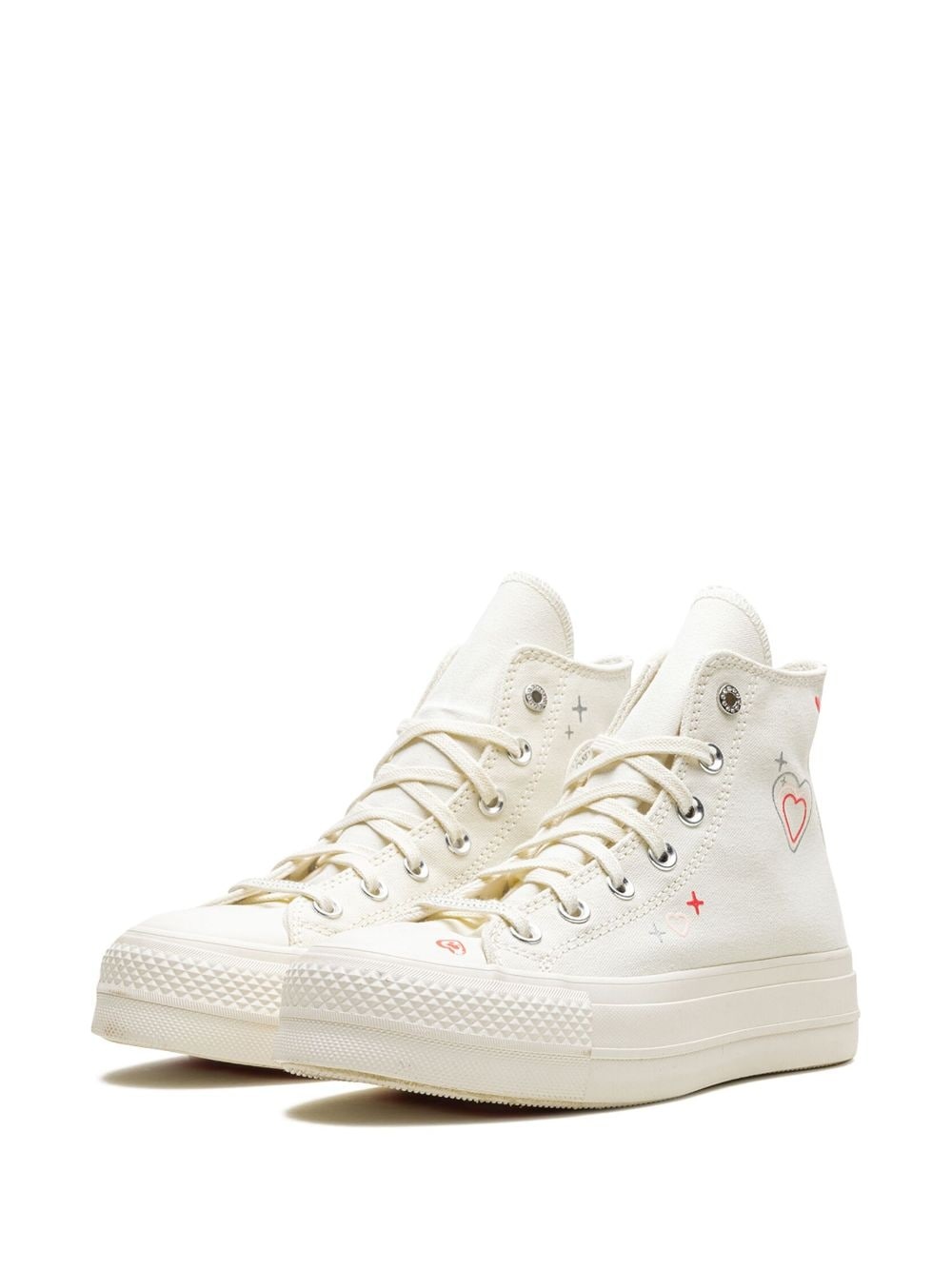 Chuck Taylor All Star Lift Platform High "Y2K Heart" sneakers - 5