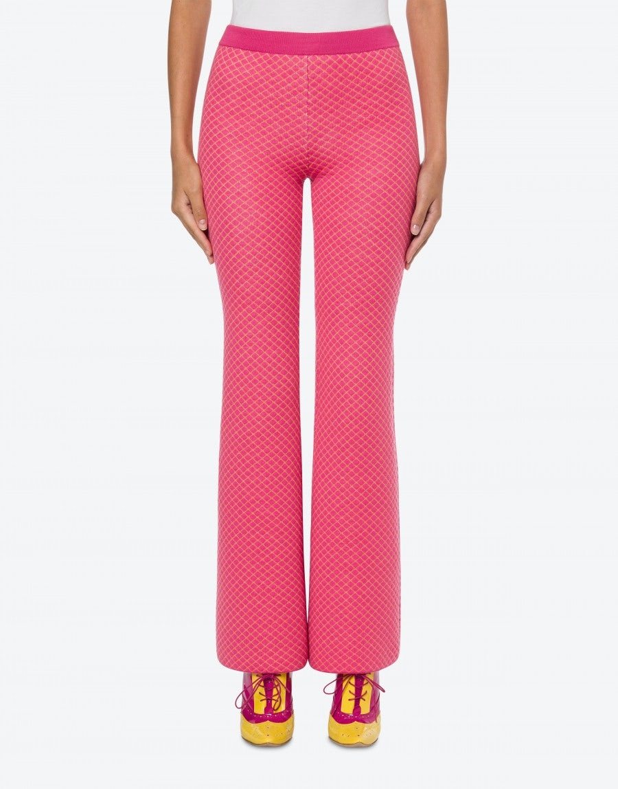 WOOL FLARE TROUSERS - 2