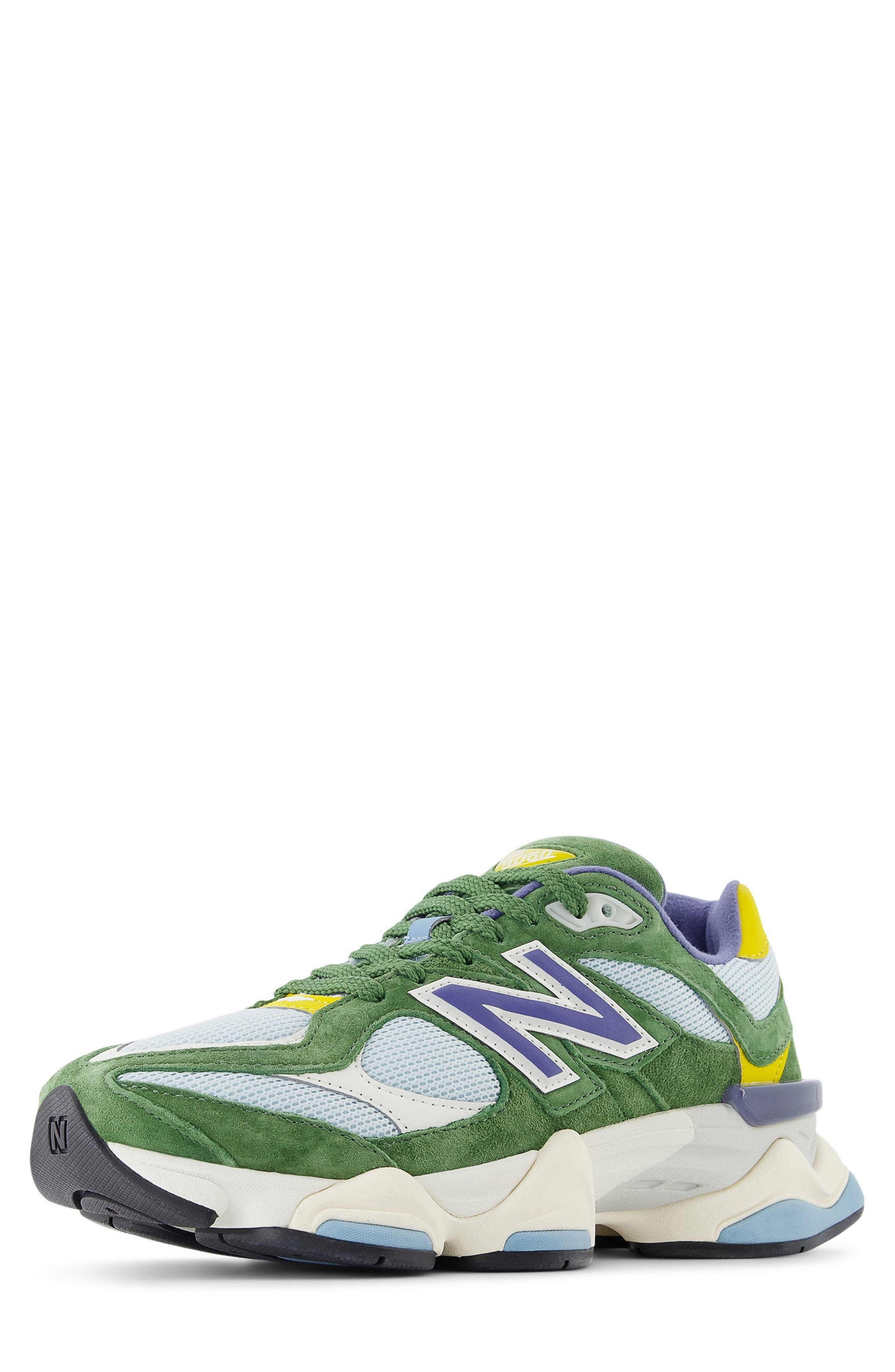 New Balance Gender Inclusive 9060 Sneaker in Dark Alpine Green/Frost Glass at Nordstrom - 7