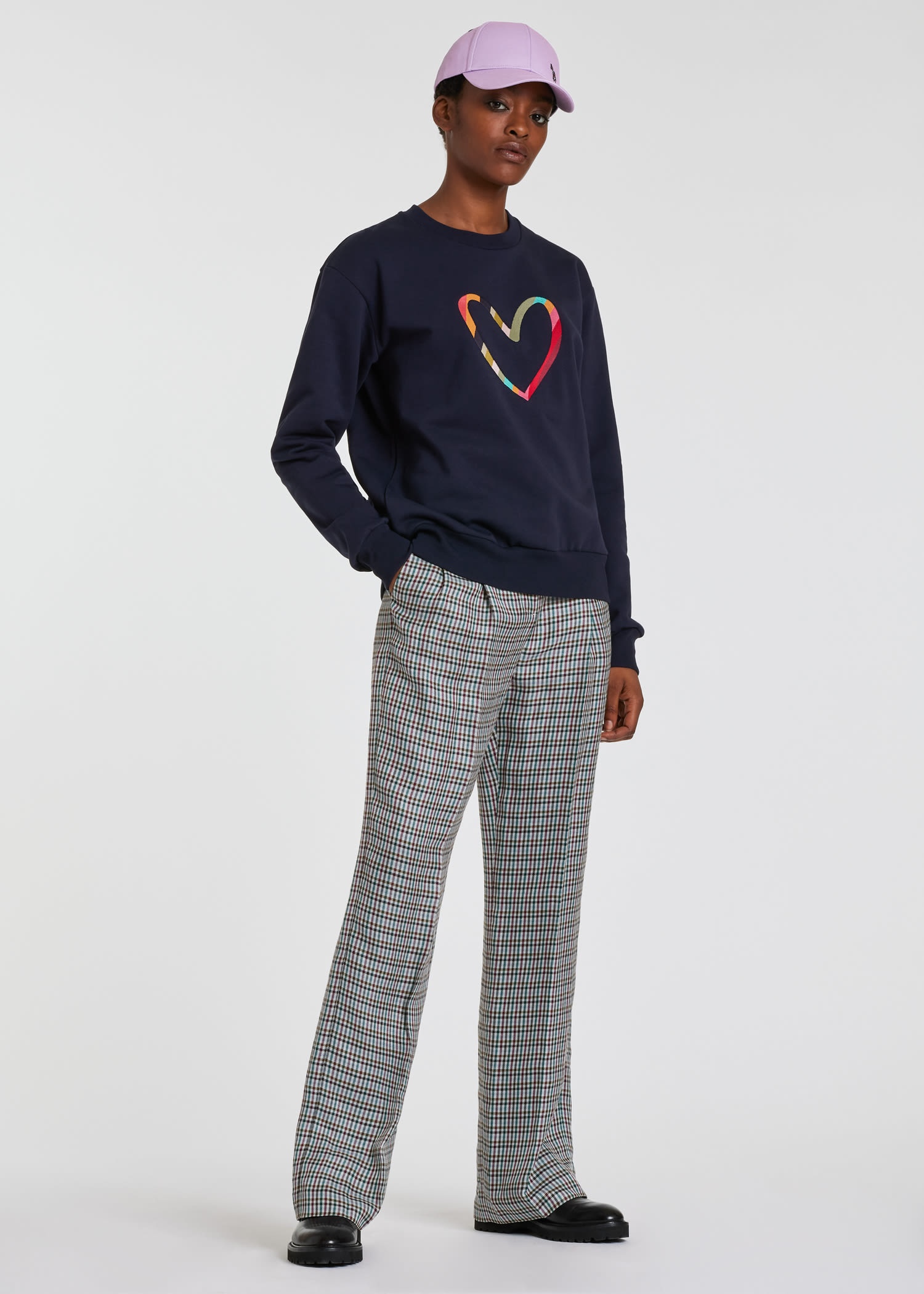 Embroidered 'Swirl Heart' Sweatshirt - 6