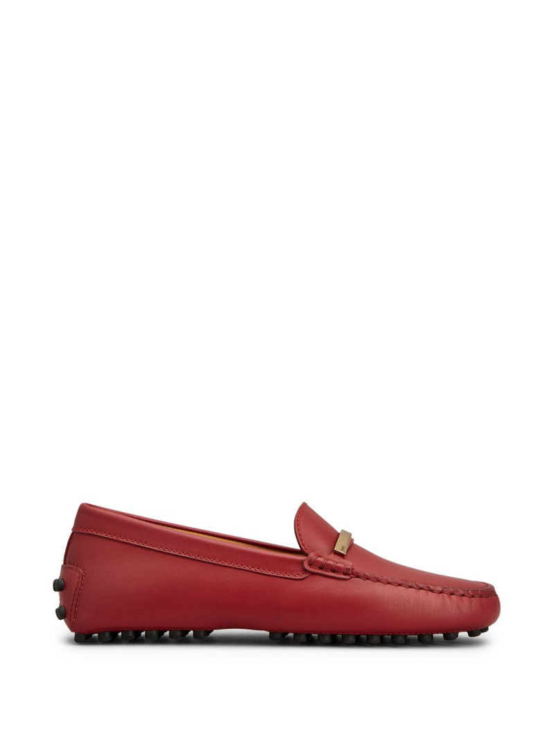 bar-embellishment loafers 1