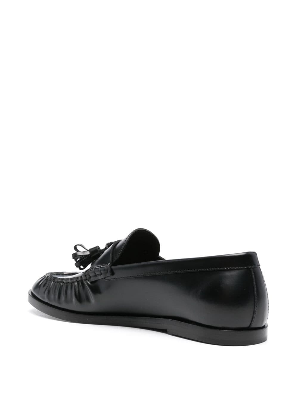 tassel-detail leather loafers - 3