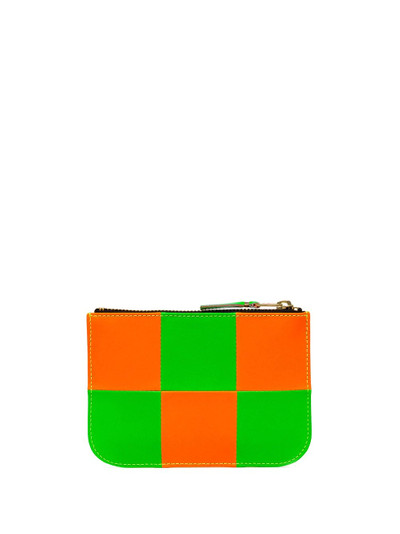 Comme Des Garçons Fluo Square zipped pouch outlook