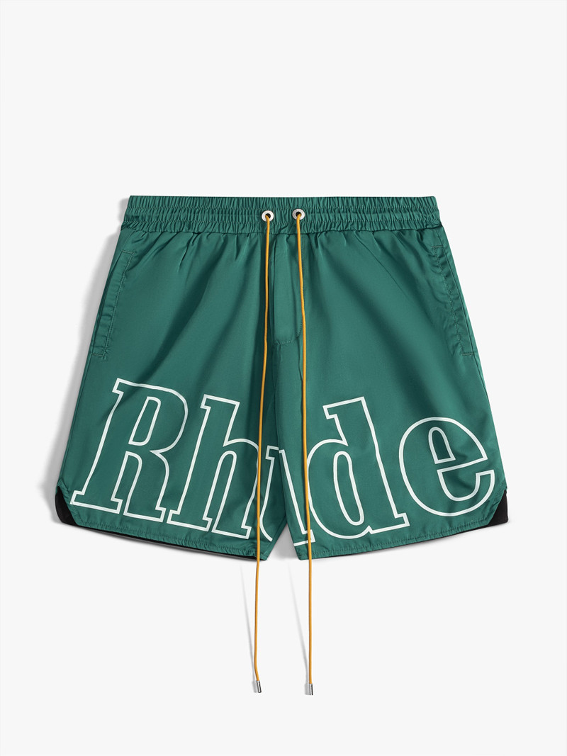 RHUDE LOGO TRACK SHORT 1