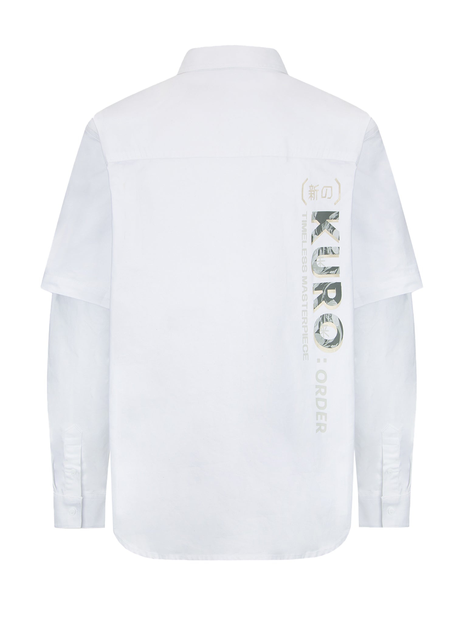 Logo Print 2-in-1 Oxford Shirt - 10