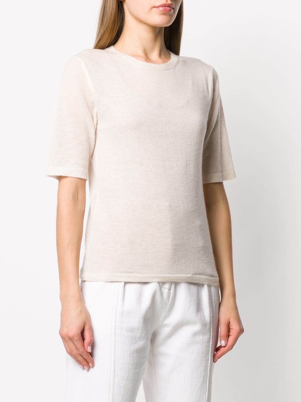 cashmere knitted top - 3