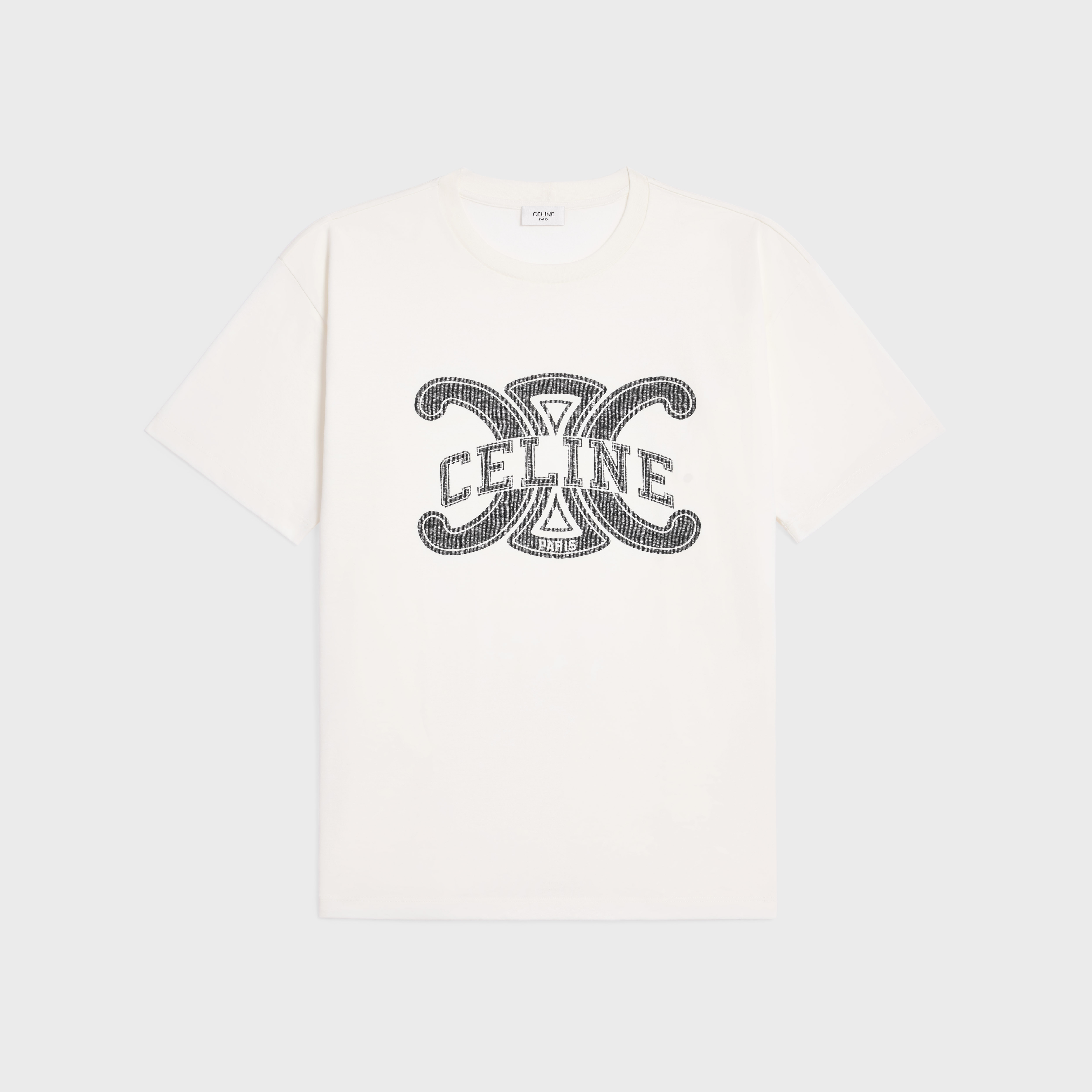 CELINE loose t-shirt IN cotton jersey | REVERSIBLE