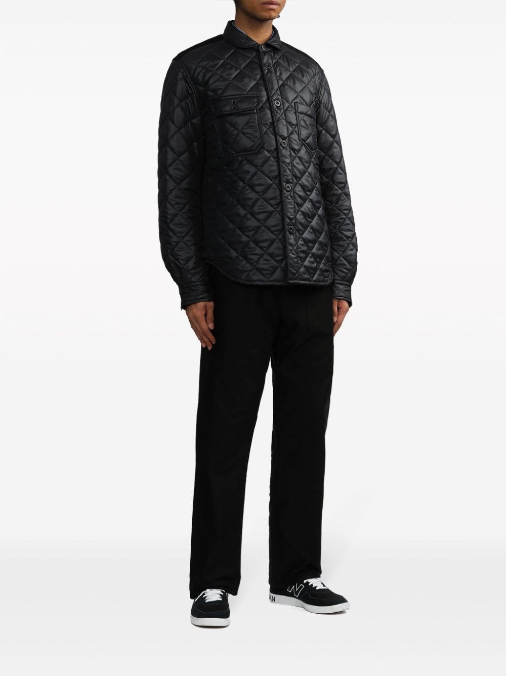 long-sleeve quilted shirt - 2