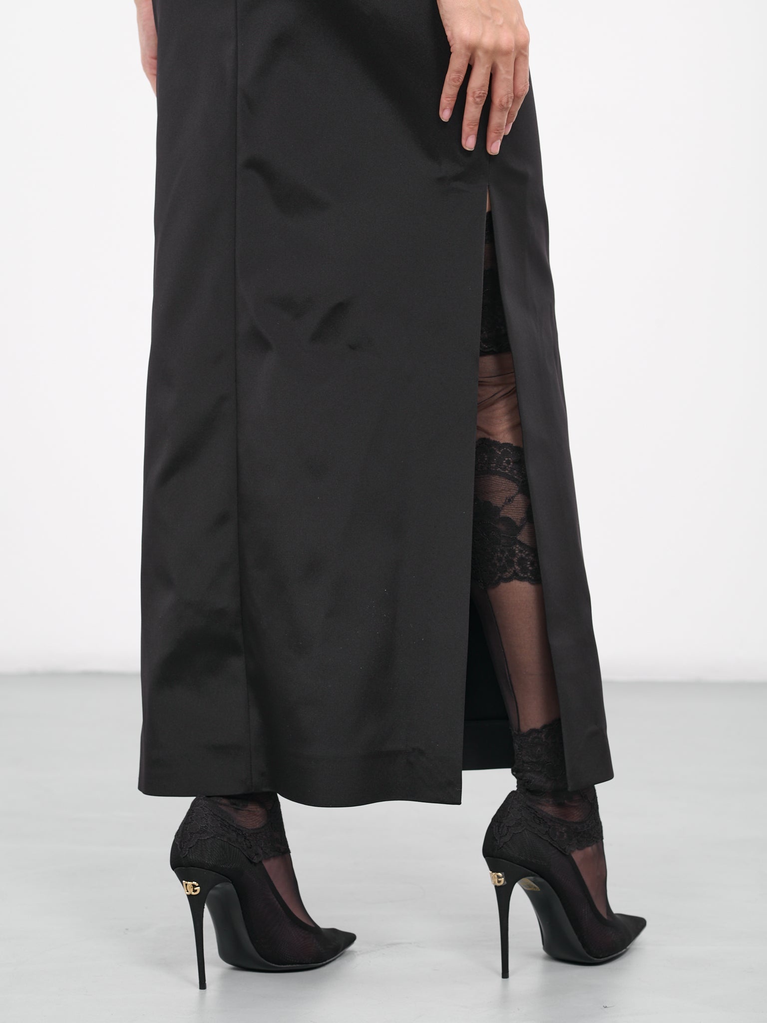 Side Slit Maxi Skirt - 5
