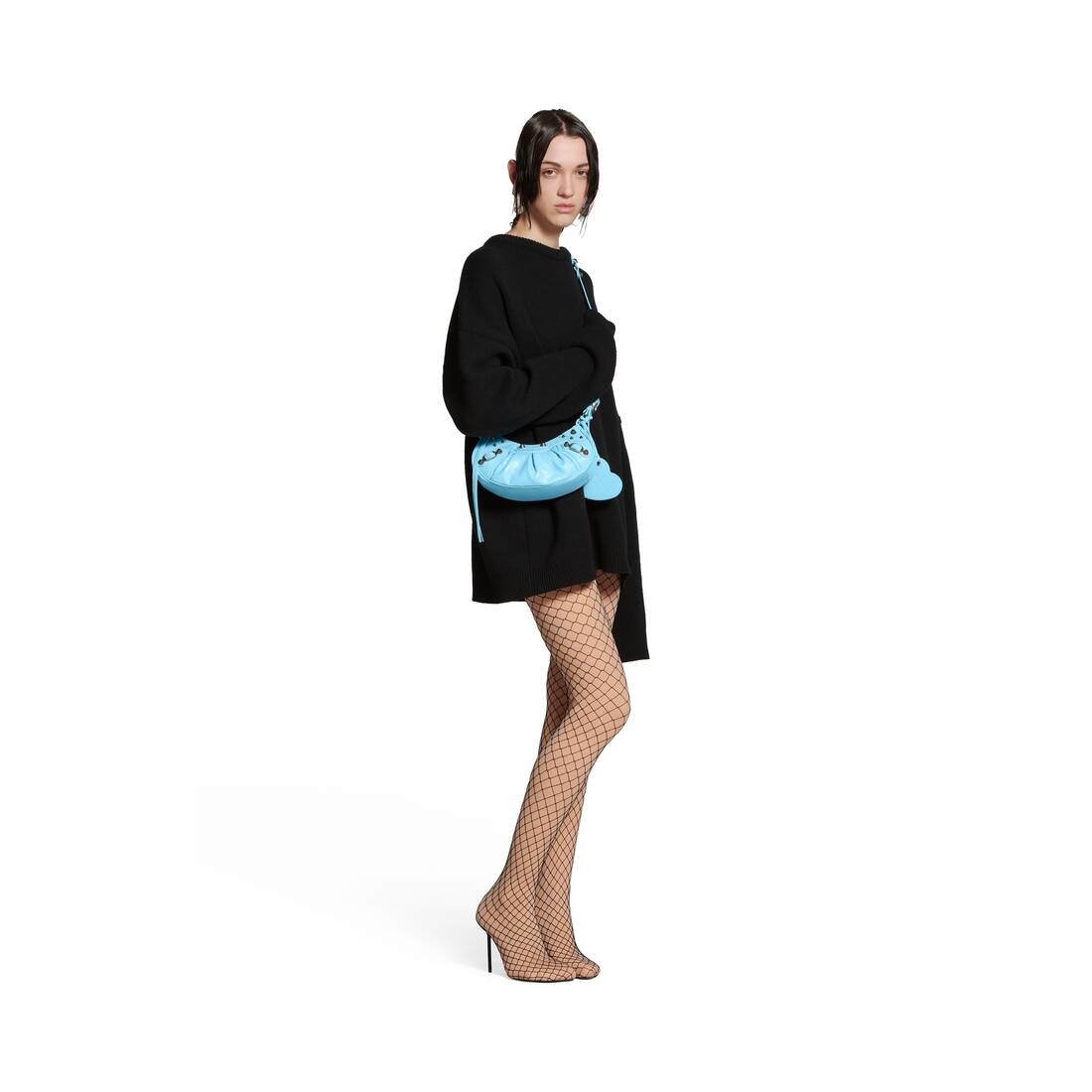 Women's Le Cagole Xs Shoulder Bag in Blue - 1