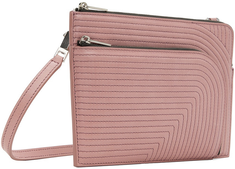 Rick Owens Pink Sugar Calf Leather Club Bag outlook