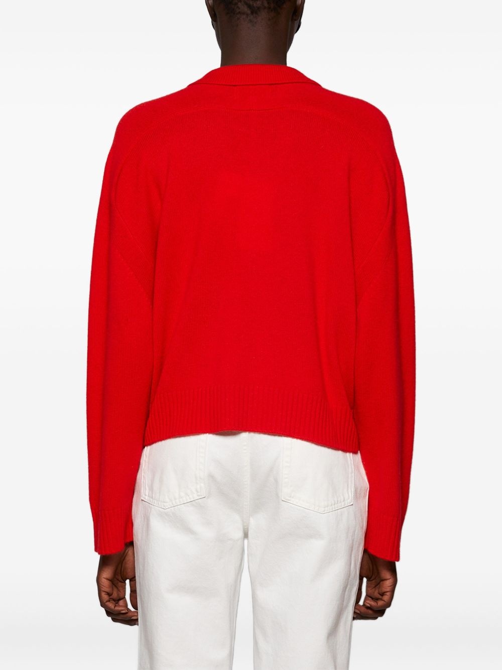 Homere buttoned-collar polo tops - 5