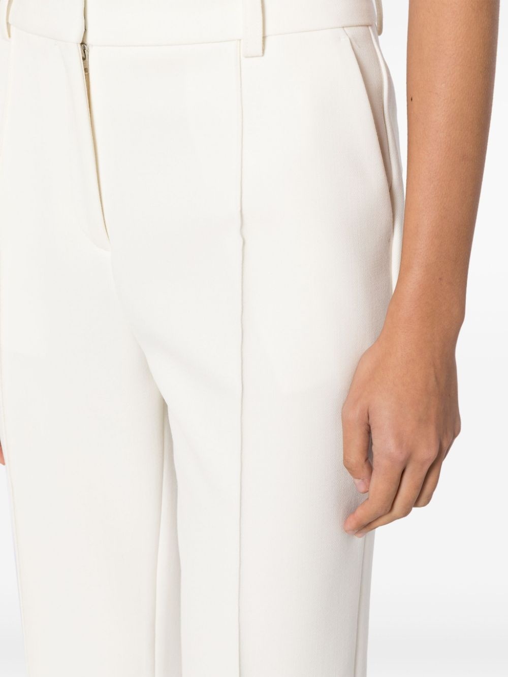tailored cotton-blend trousers - 5