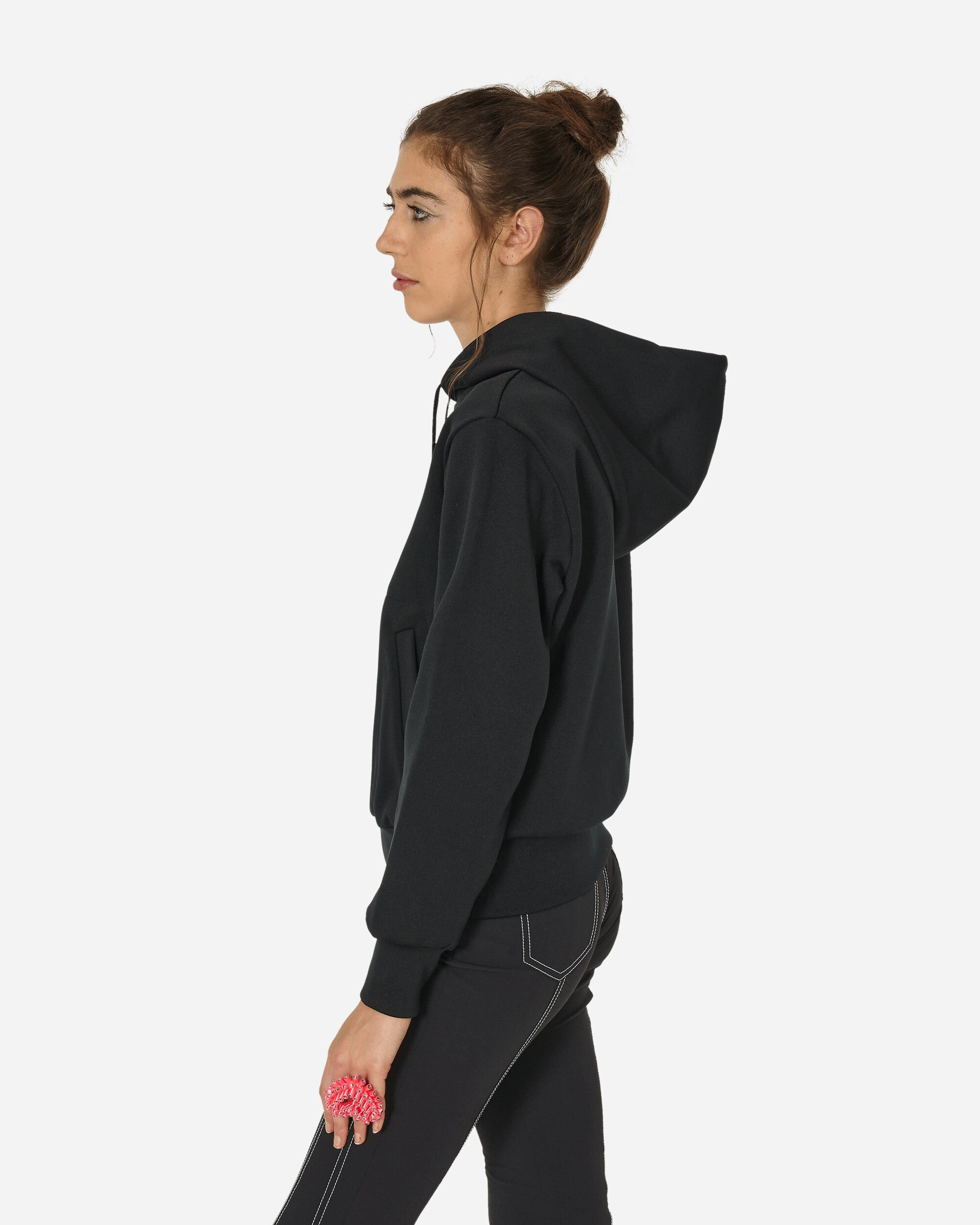 Small Heart Hooded Sweatshirt Black - 2