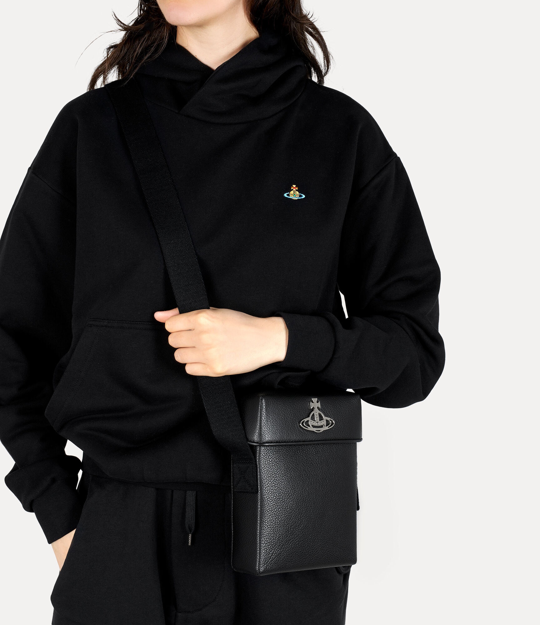 GRAIN LEATHER CROSSBODY BAG - 4