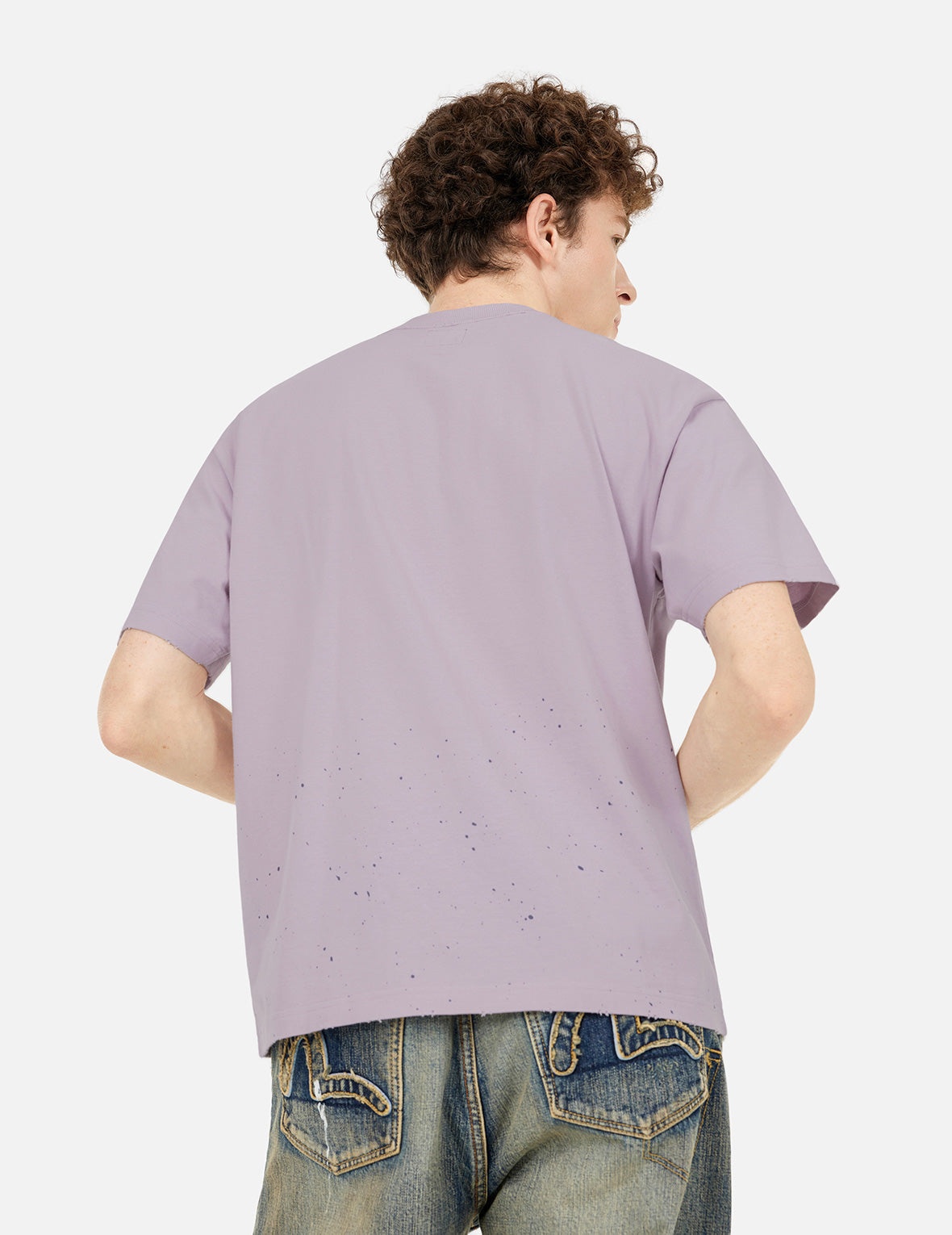 Logo and Seagull Print Relax Fit T-shirt - 7