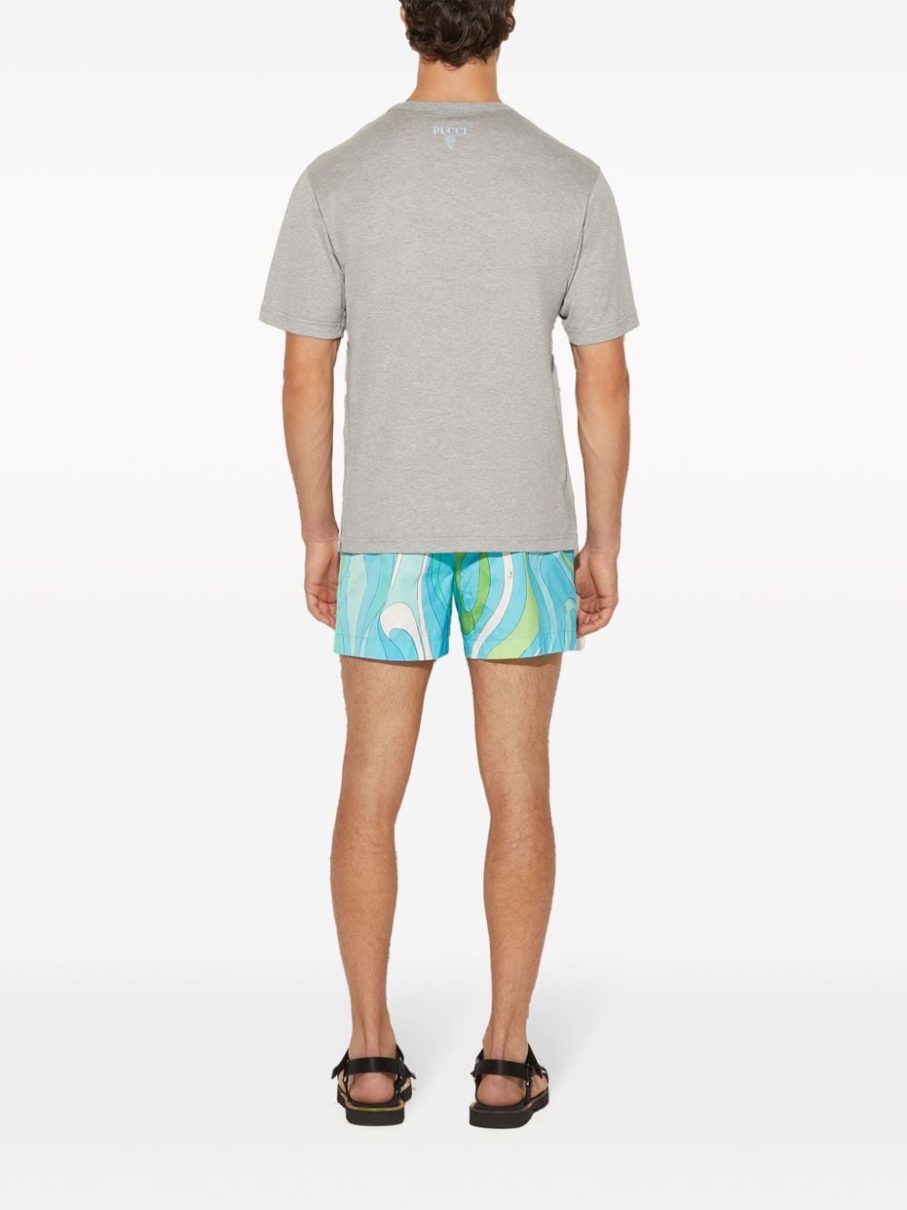 contrasting-pocket cotton T-shirt - 4
