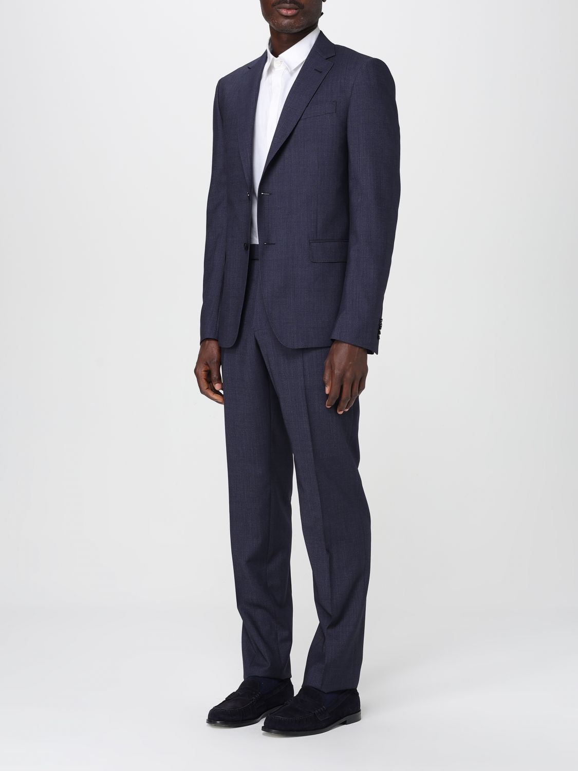 Zegna Suit Men Blue - 4