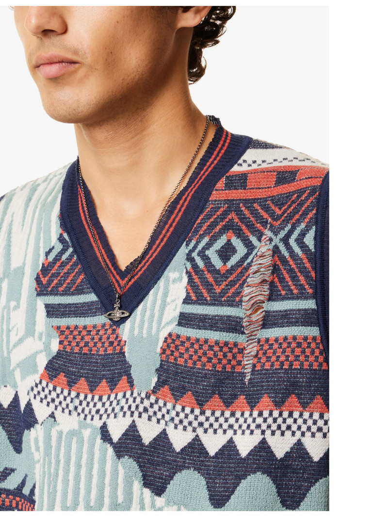 Vivienne Westwood Bas Relief Orb mini silver-toned brass and Swarovski crystal necklace outlook