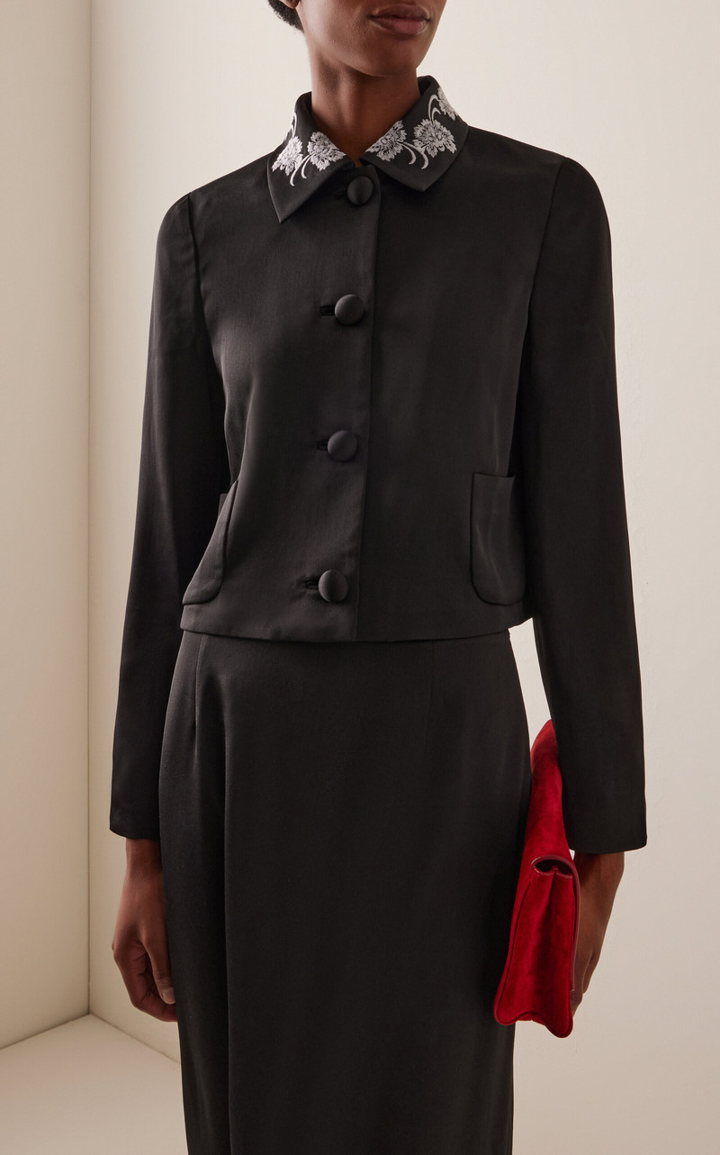 Arlene Satin Jacket black 3