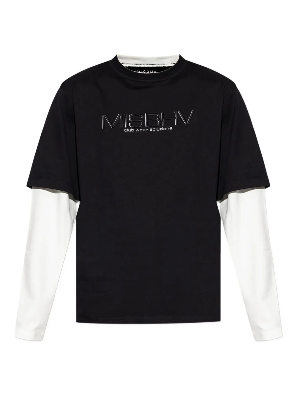 layered logo T-shirt - 1
