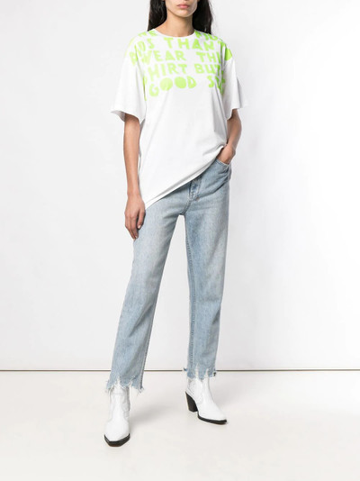 Maison Margiela slogan-print T-shirt outlook