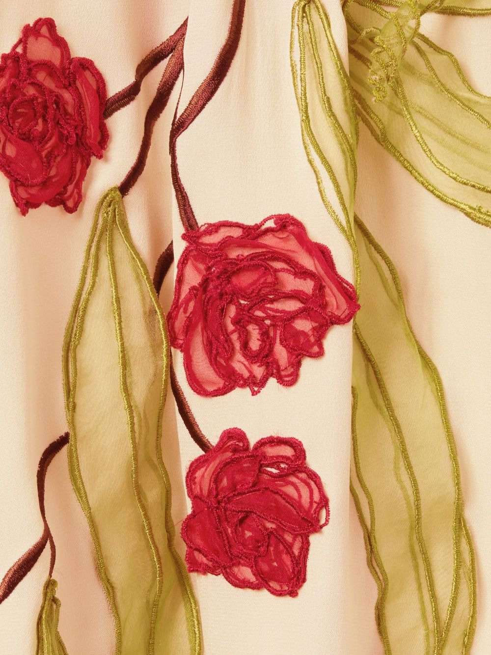 embroidered-ruffled blouse - 4