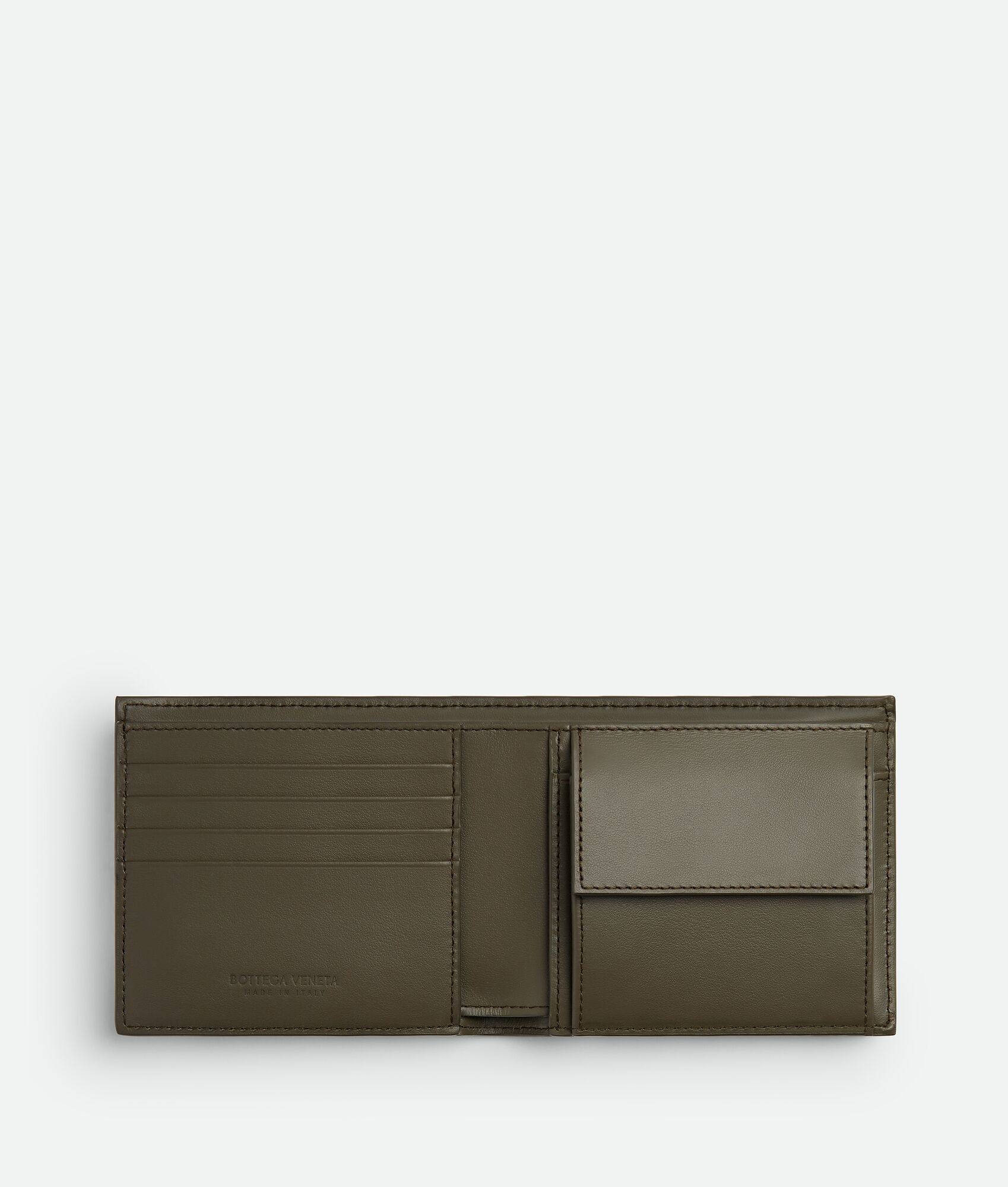 Intrecciato Bi-Fold Wallet With Coin Purse - 2