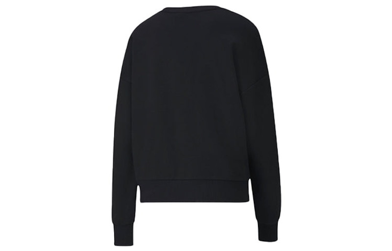 PUMA (WMNS) PUMA Casual Printing Round Neck Black 597405-71 outlook