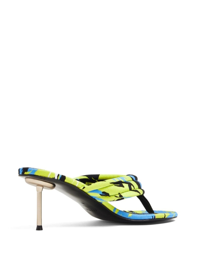90mm graphic-print thong-strap sandals 3
