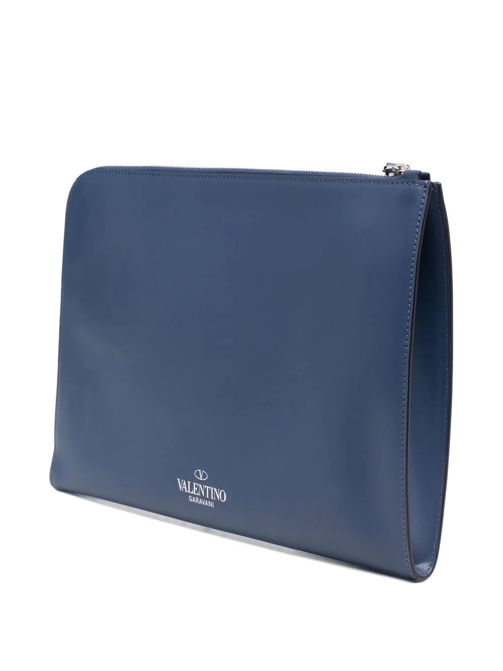 VLTN logo-print oversized clutch - 3