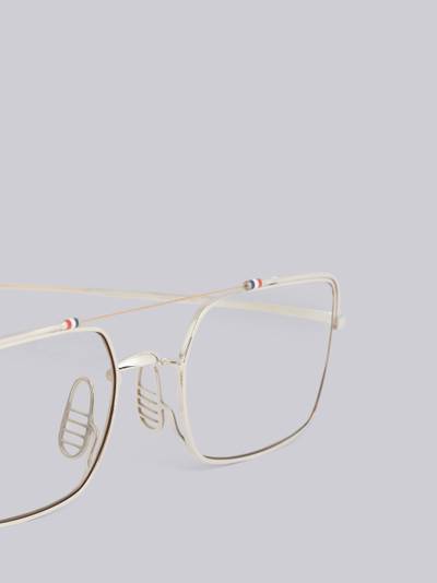 Thom Browne TB909 - Gold Square Glasses outlook