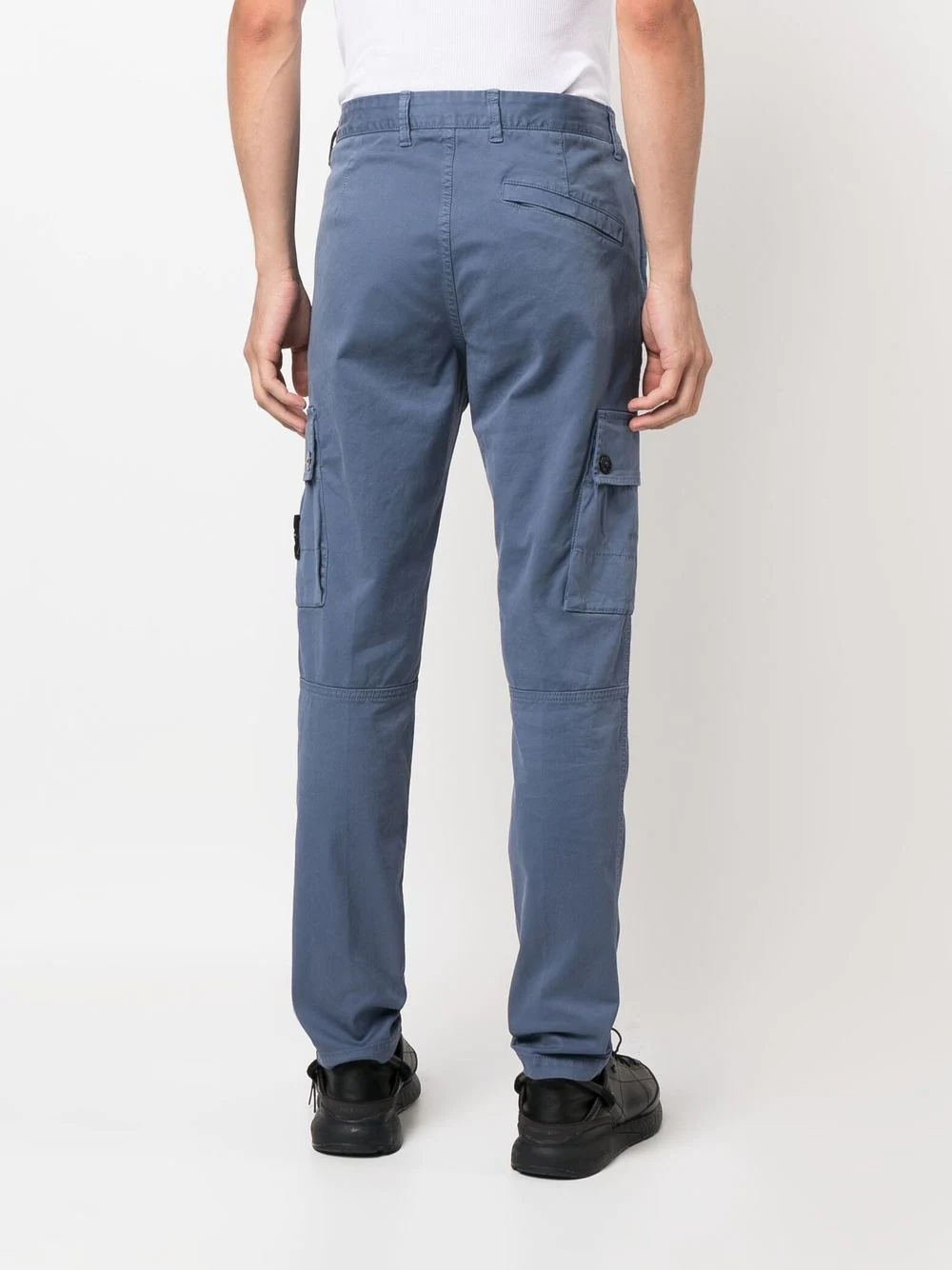 Compass-patch cargo trousers - 4