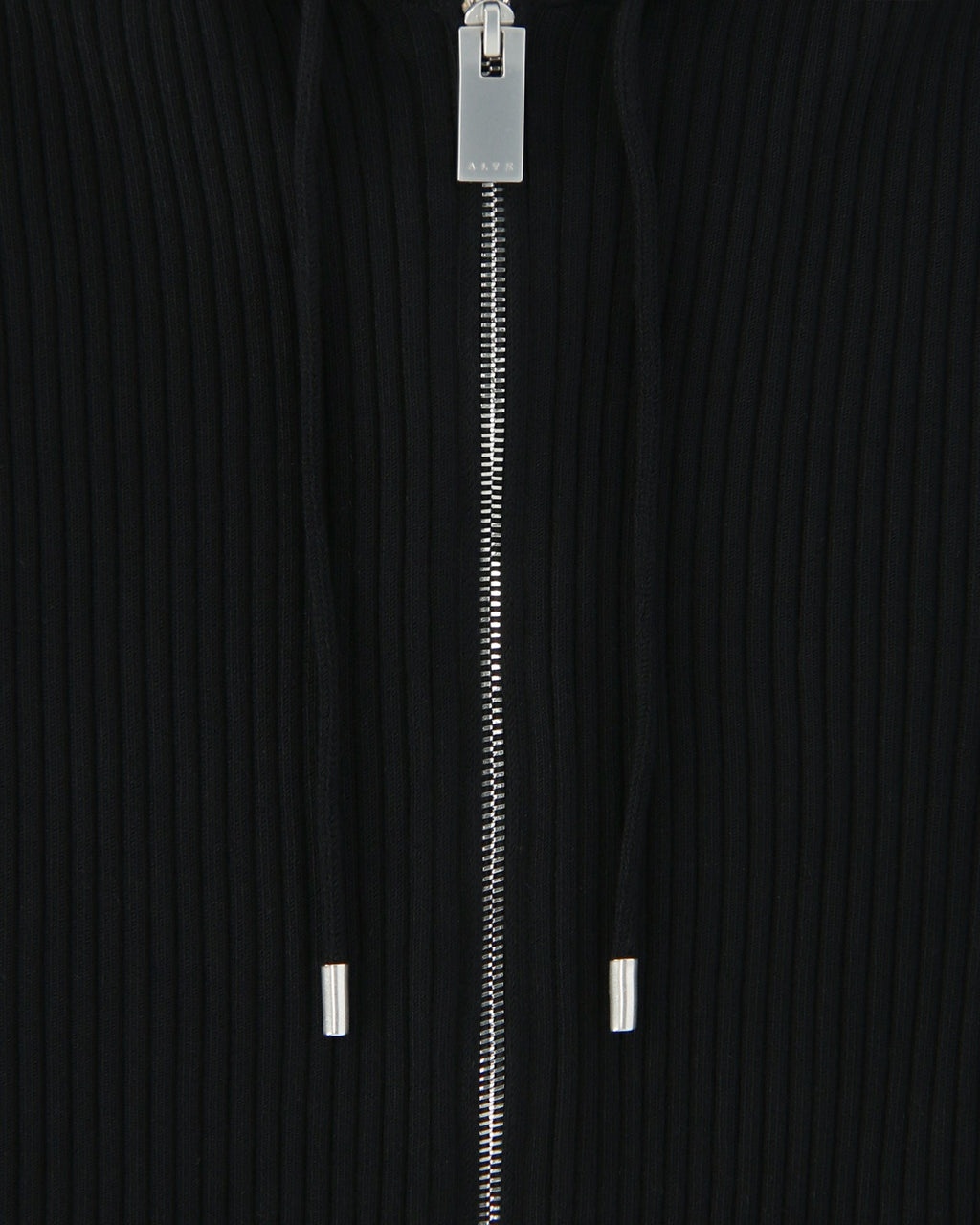 RIBBED KNIT HOODIE - 2