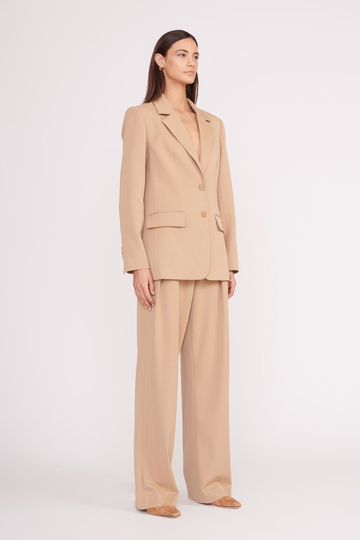 STAUD CITY BLAZER CAMEL - 4