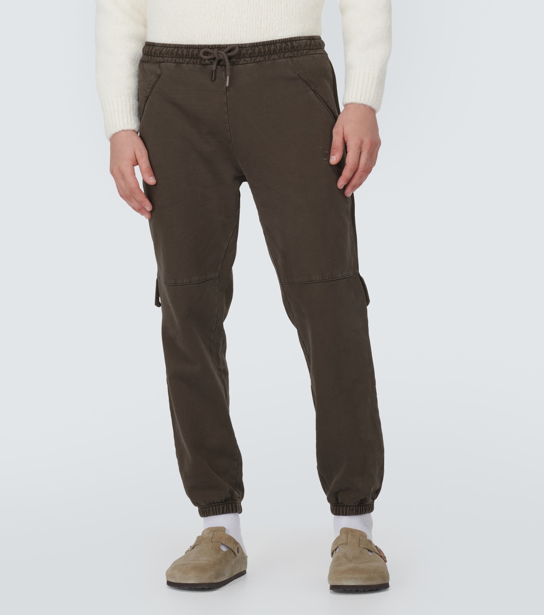 Le Jogging Camargue cotton fleece sweatpants - 3
